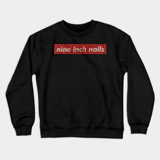 nine inch nails - simple red vintage Crewneck Sweatshirt